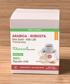 Alternative view of Cà phê phin giấy-Drip Coffee. Moka và Robusta nguyên chất – DCB150RA17- 10gói/ Hộp