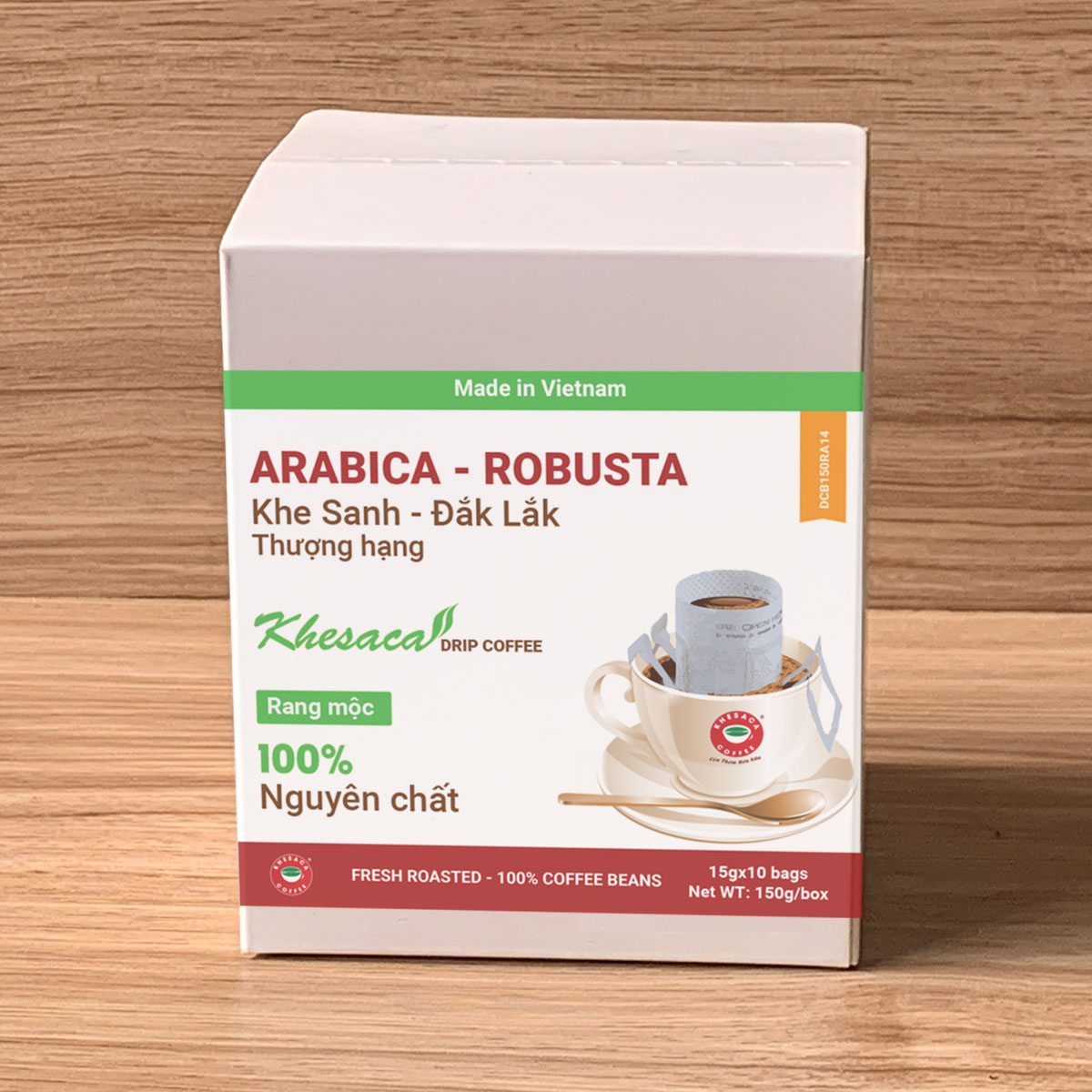 Cà phê phin giấy-Drip Coffee. Moka và Robusta nguyên chất – DCB150RA17- 10gói/ Hộp - Ảnh 2