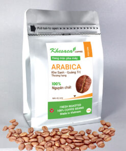 Cafe Arabica Khe Sanh – Quảng Trị. Rang vừa phù hợp pha máy & pha phin loại bột hoặc hạt đam mê
