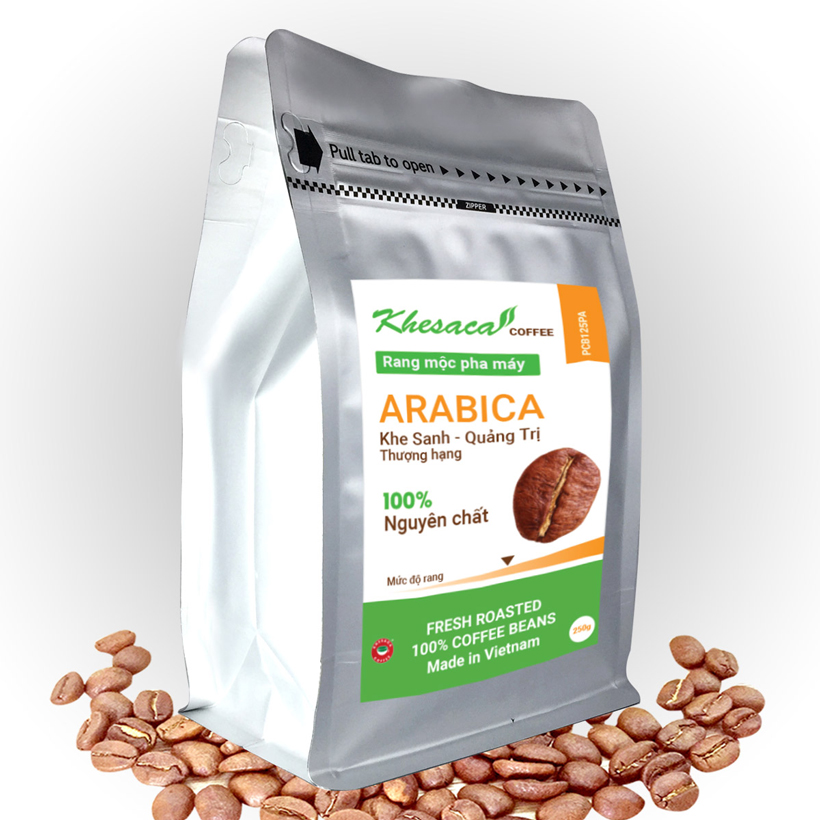 Cafe Arabica Khe Sanh – Quảng Trị. Rang vừa phù hợp pha máy & pha phin loại bột hoặc hạt đam mê - Ảnh 2