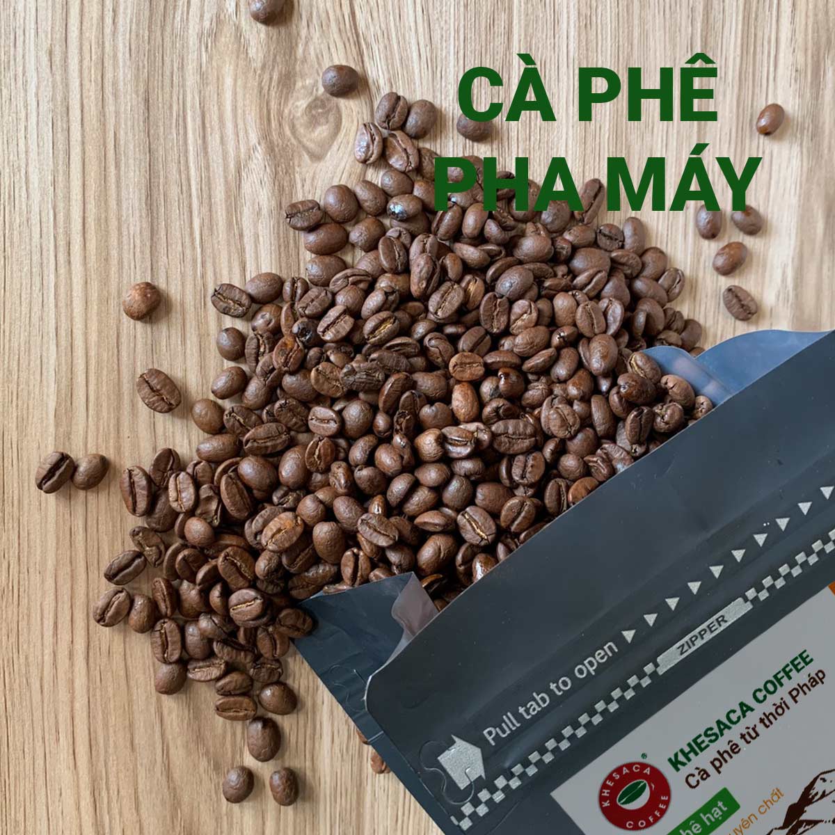 GLCB01-Cà phê hạt rang Arabica Khe Sanh loại 500gr